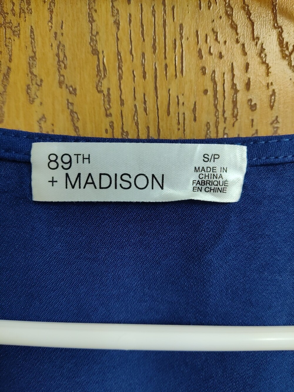 89th+Madison Navy Long-Sleeve V-Neck Dress - Picture 2 of 4